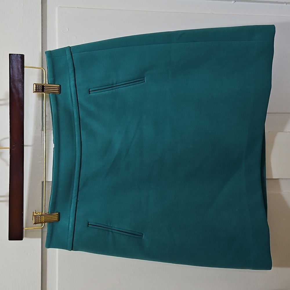 LOFT Teal Mini Skirt